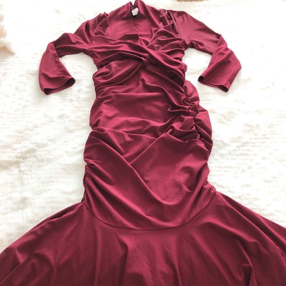 Burgundy Formal Dress